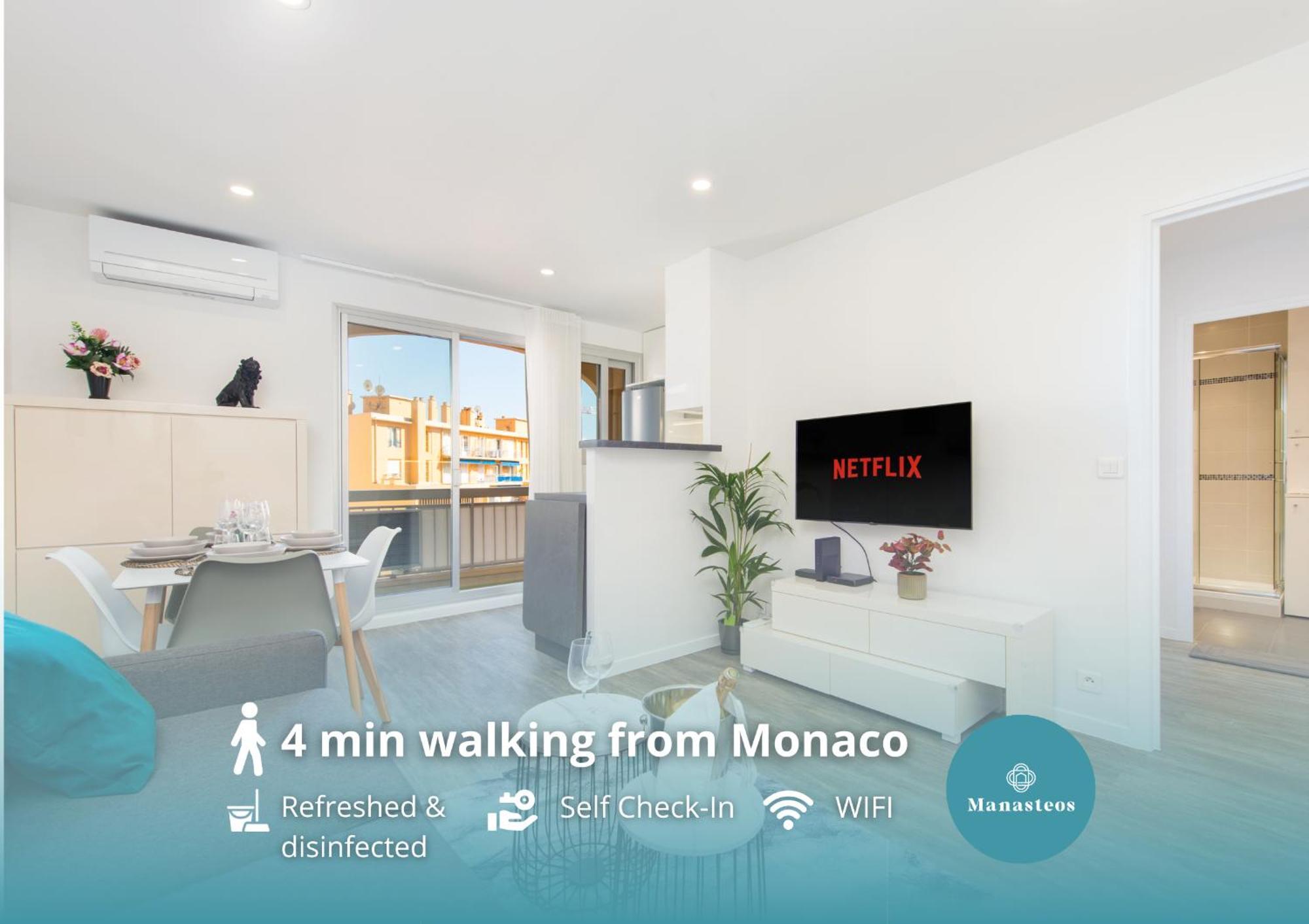 Monaco A Pied - Spacieux Appartement - Balcon - Ca Beausoleil Luaran gambar